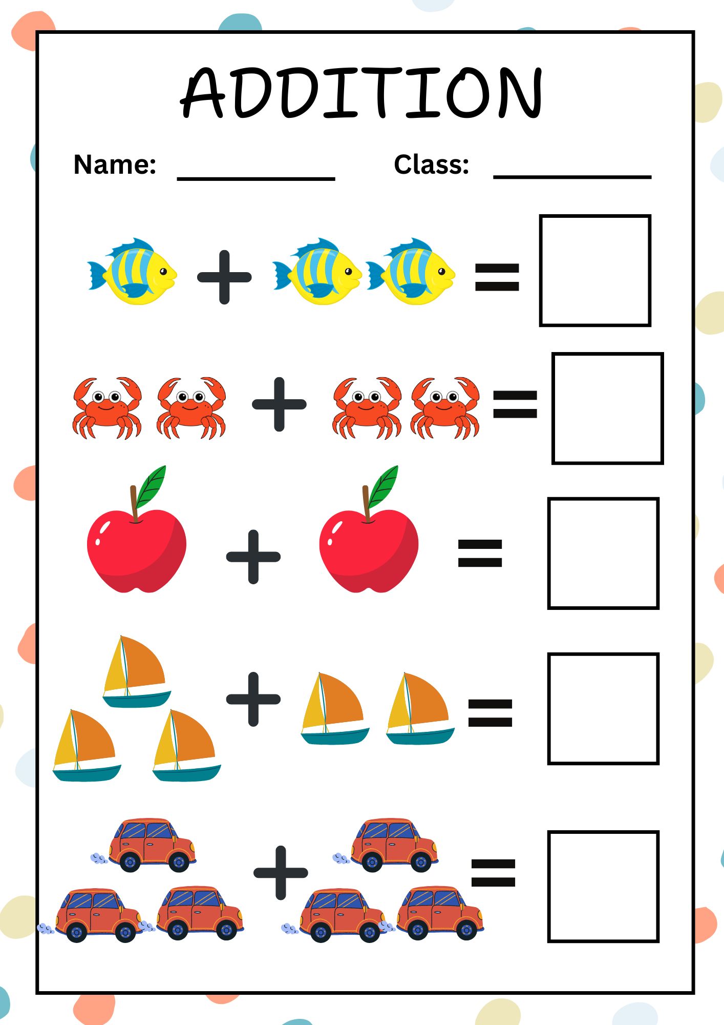 Addition using Objects