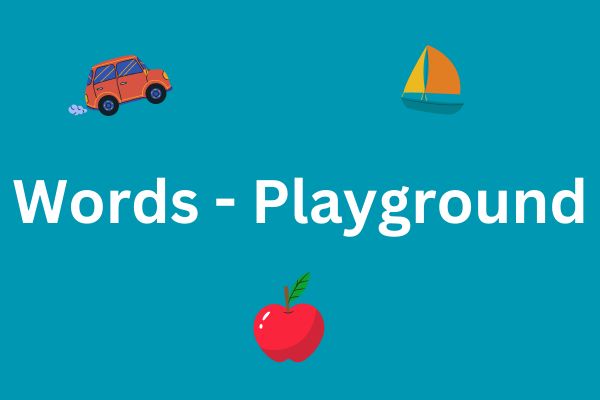 Name the things in the Playground