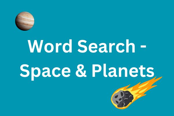 Word Search - Space & Planets